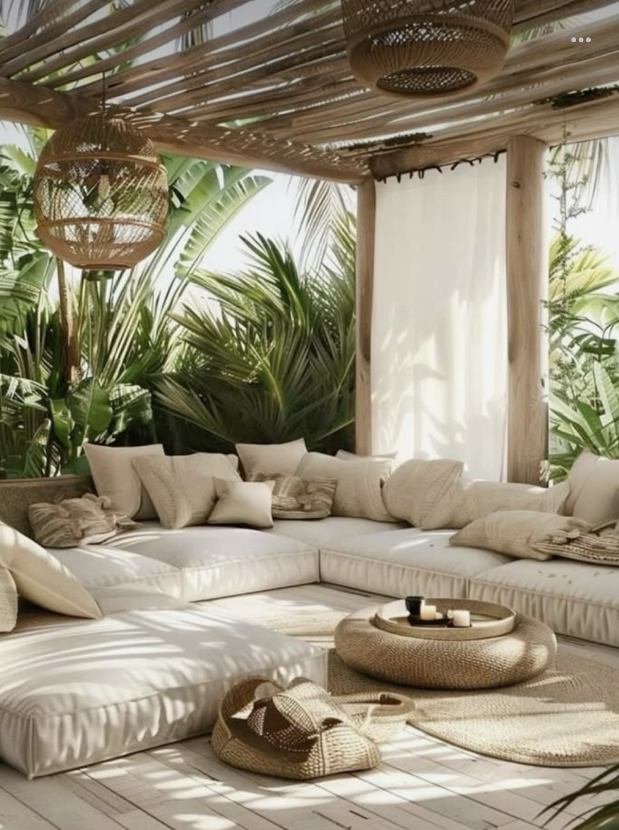 Modern Tropical Decor (If its colour you are after, look away now ...